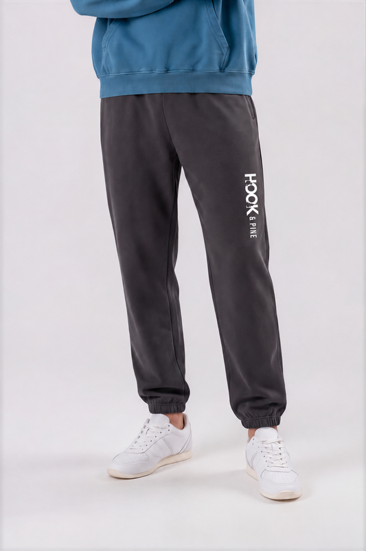 Essential Jogger Sweatpants - Dark Gray - detail