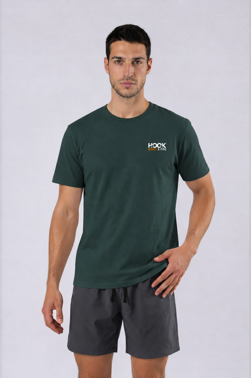 Great Grey Owl Tee - Vintage Green - front - m