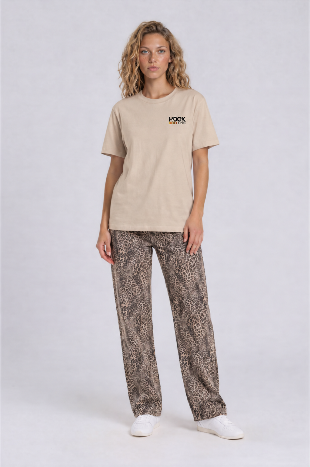 Deer Tee - Khaki - front - w