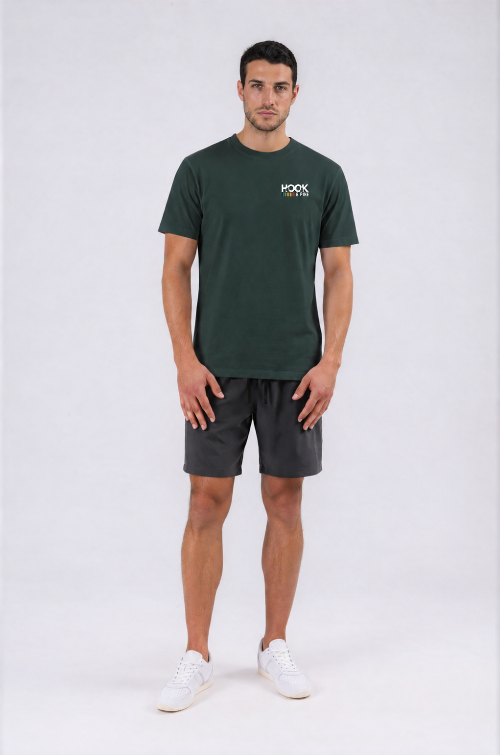 Stacked Frog Tee - Vintage Green - front