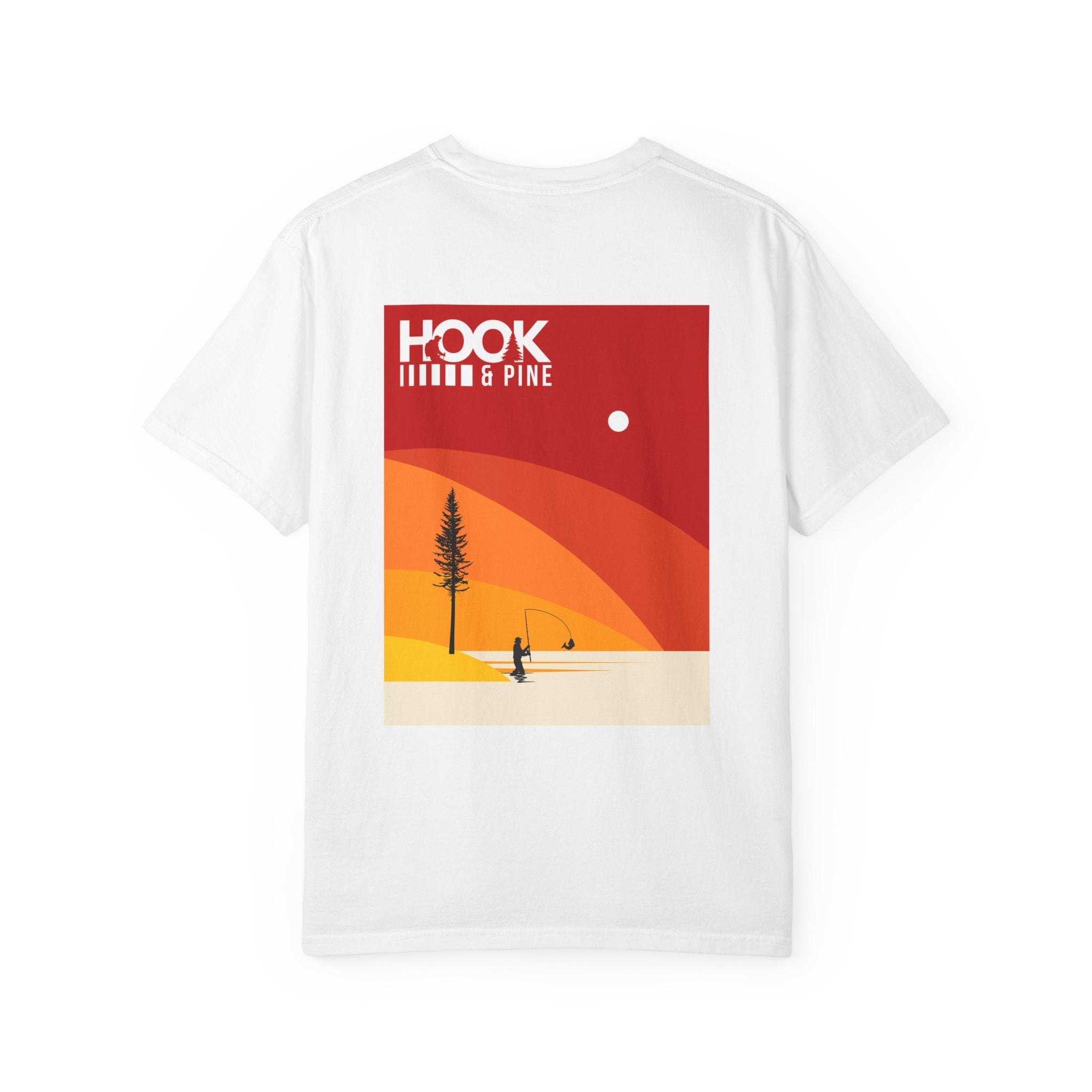 Retro Sunrise Fishing Tee