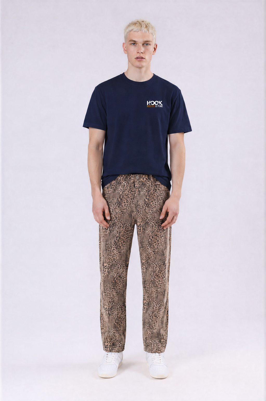Great Grey Owl Tee - Royal Blue - front - m