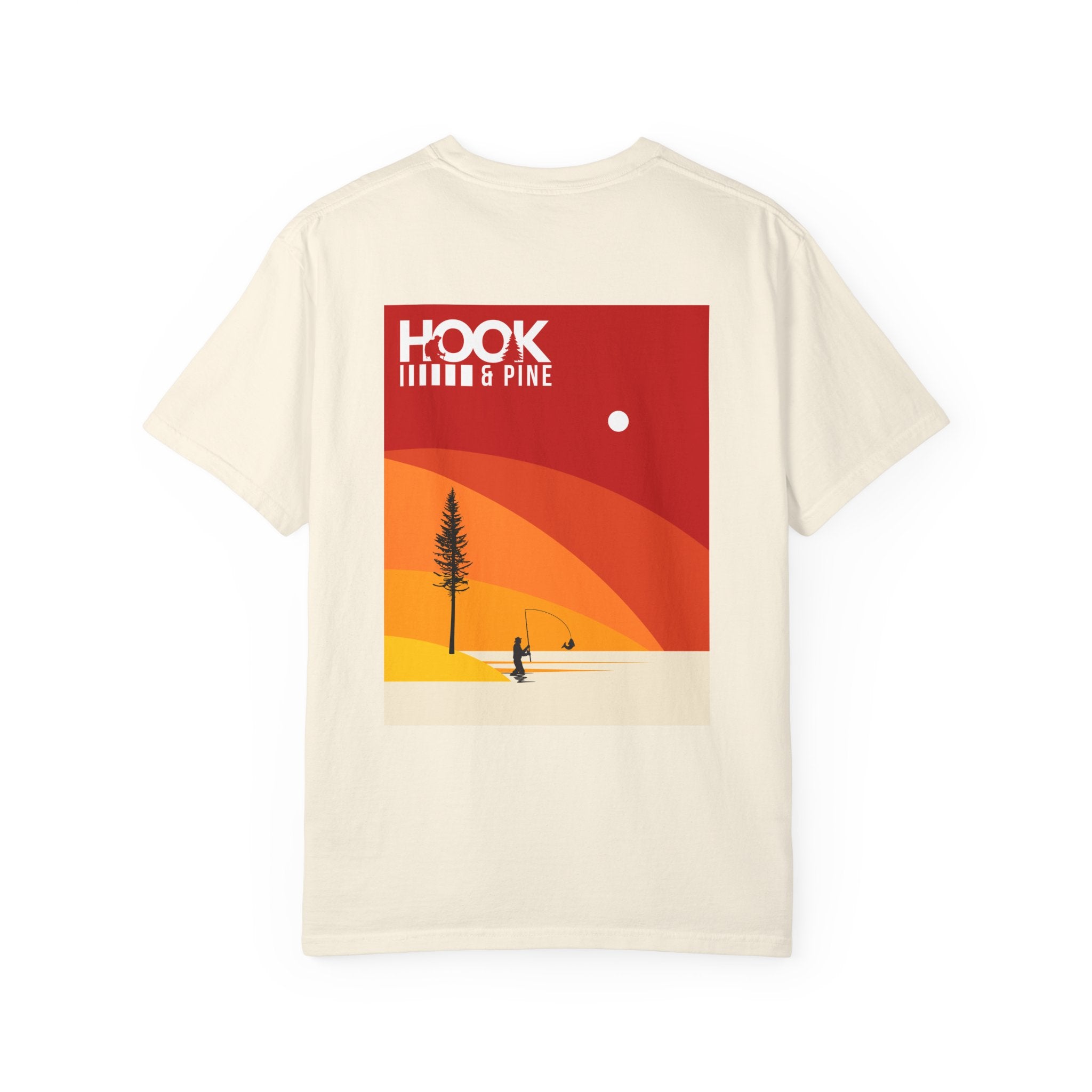Retro Sunrise Fishing Tee