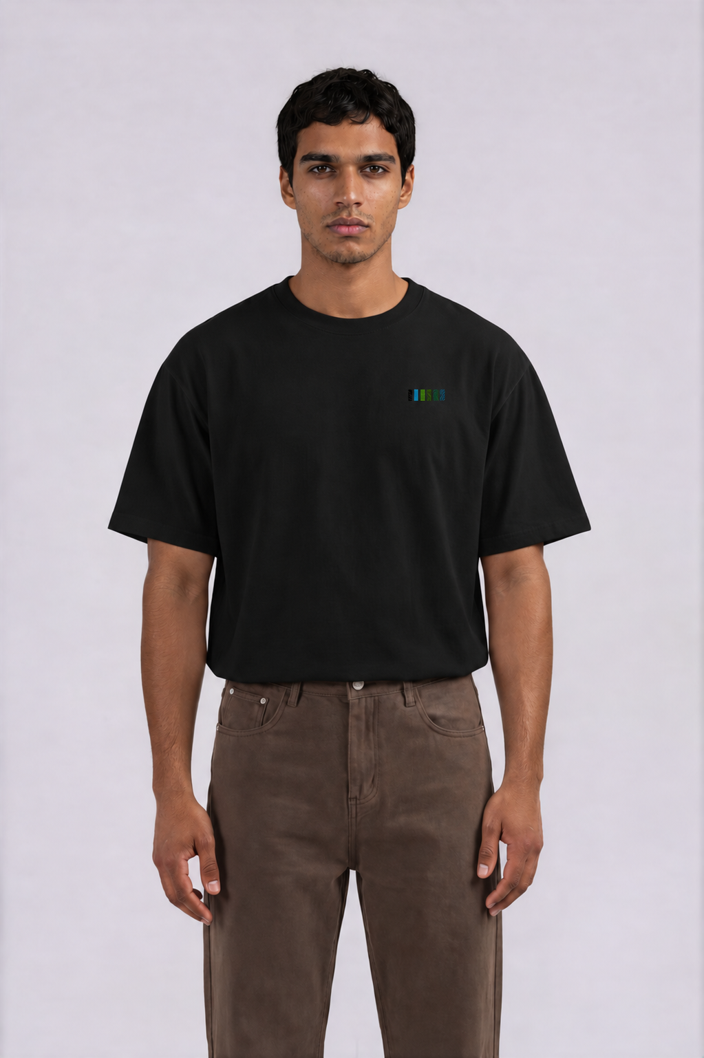 Essential Boxy Tee - Black - front - m