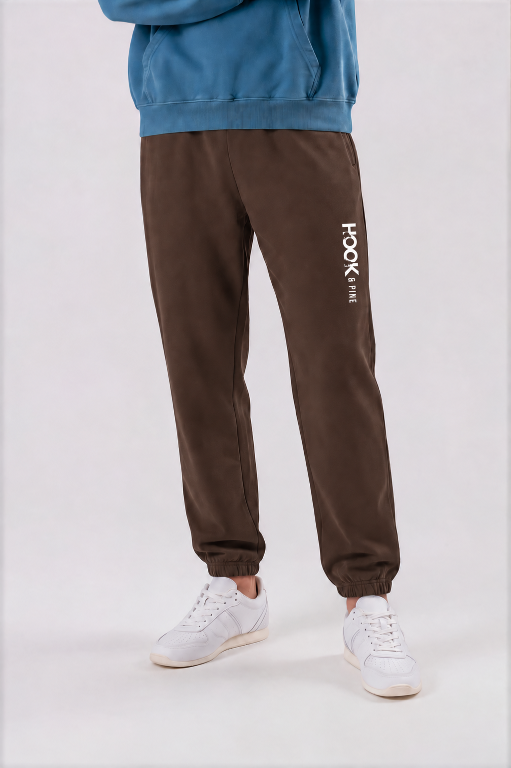 Essential Jogger Sweatpants - Coffee - detail