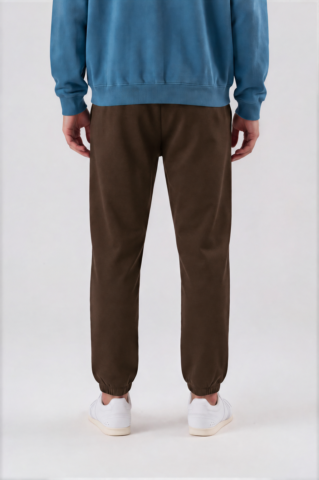Essential Jogger Sweatpants - Coffee - detail
