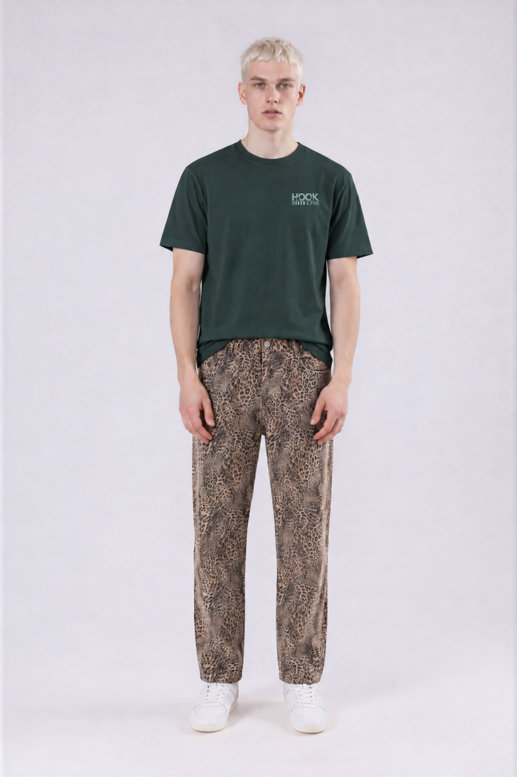 Alpine Tee - Vintage Green - front