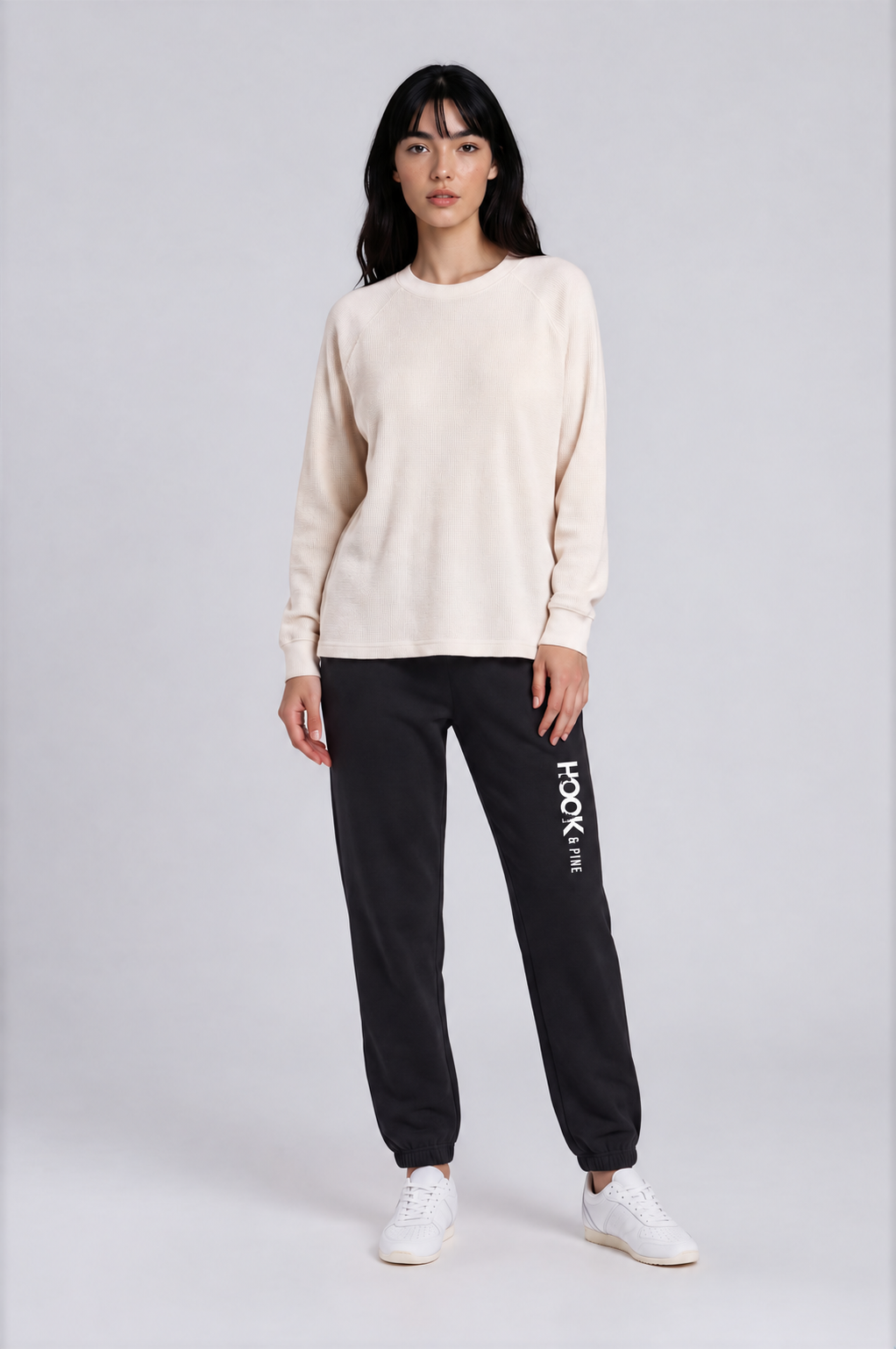 Essential Jogger Sweatpants - Black - back - w