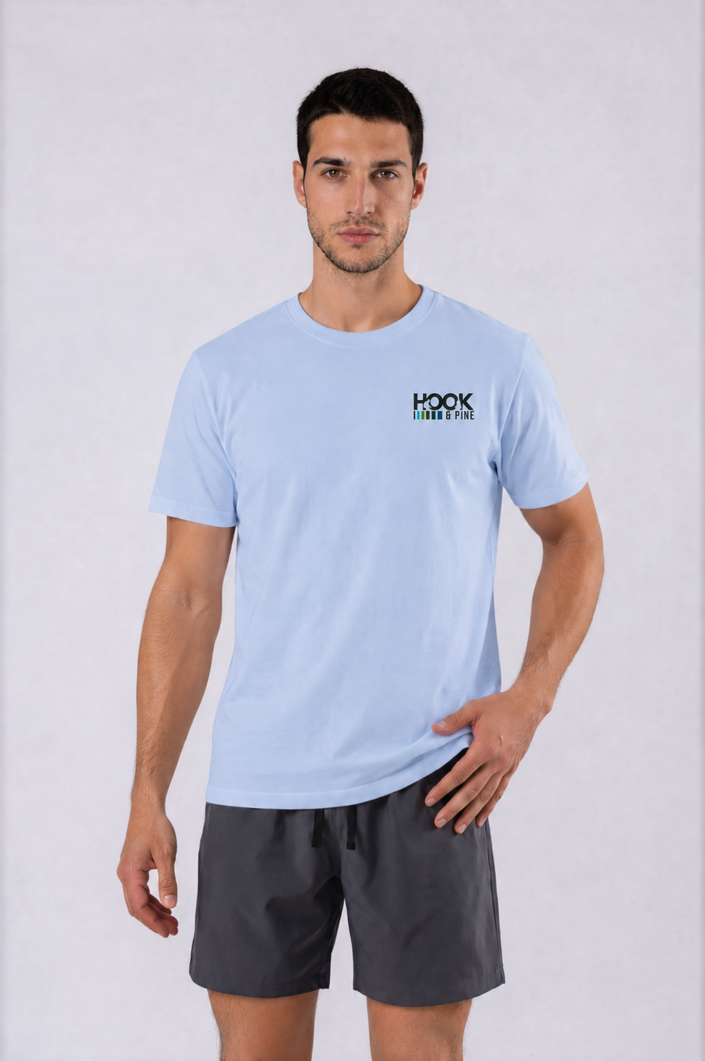 Life Is Simple Tee - Sky Blue - front