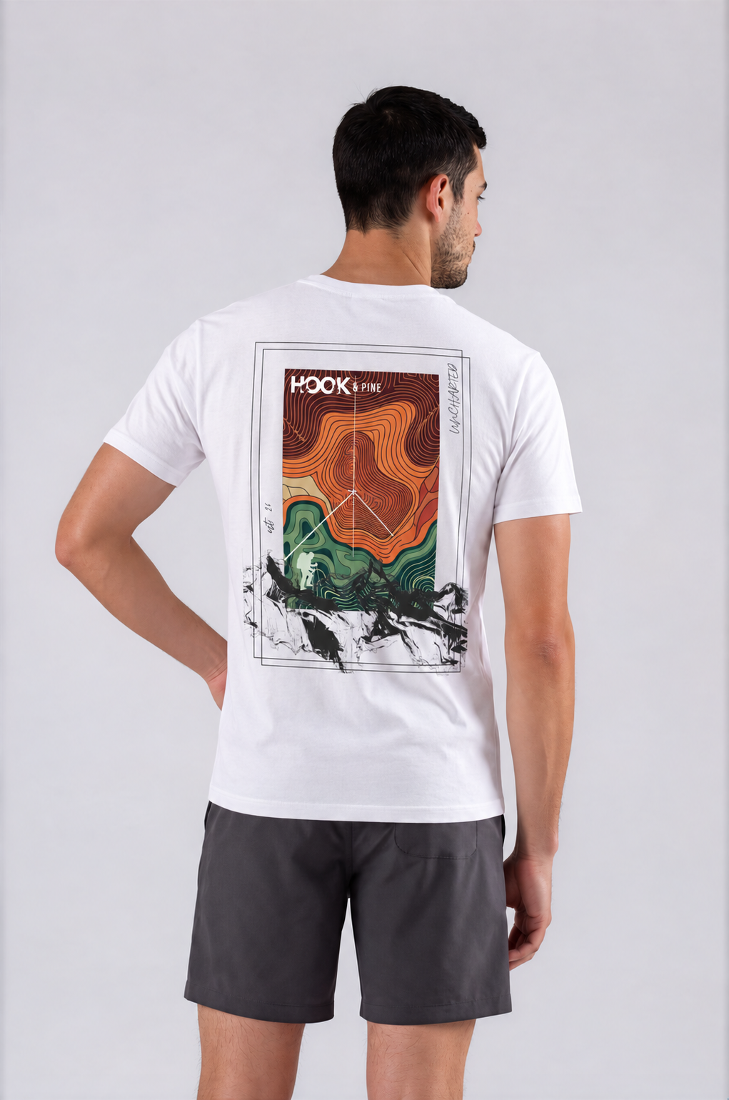 Uncharted Tee - White - back - m