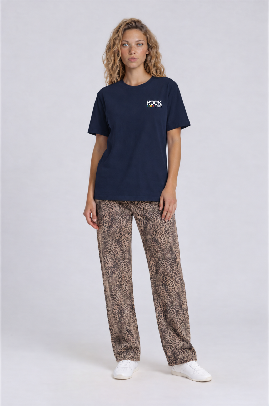 Stacked Frog Tee - Royal Blue - front