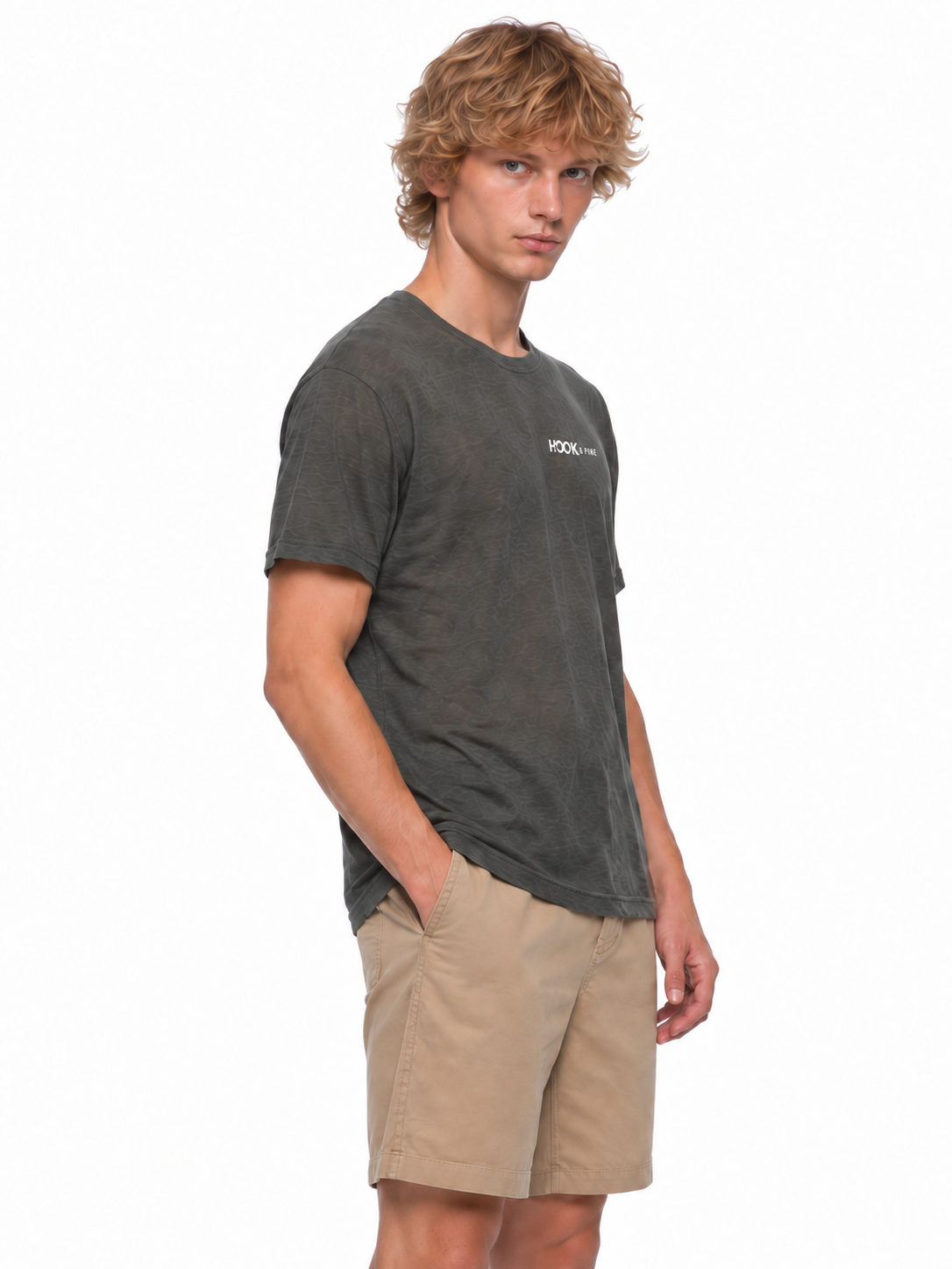 Mangrove Snake Lyocell Tee - Gray - side