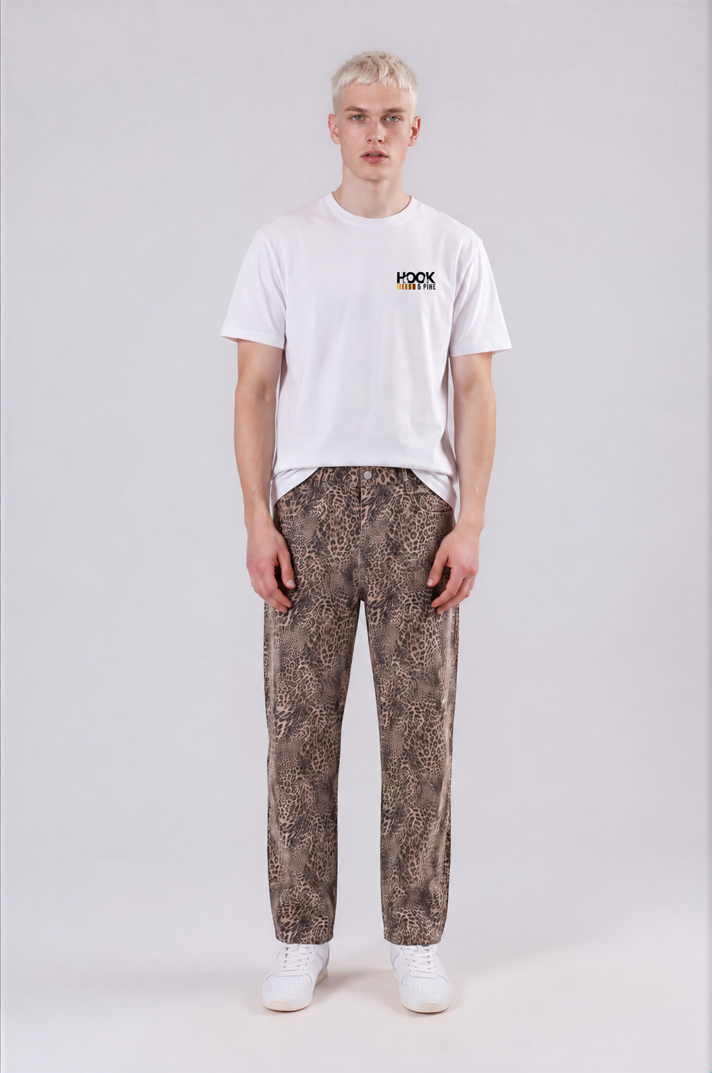 Deer Tee - White - front - m