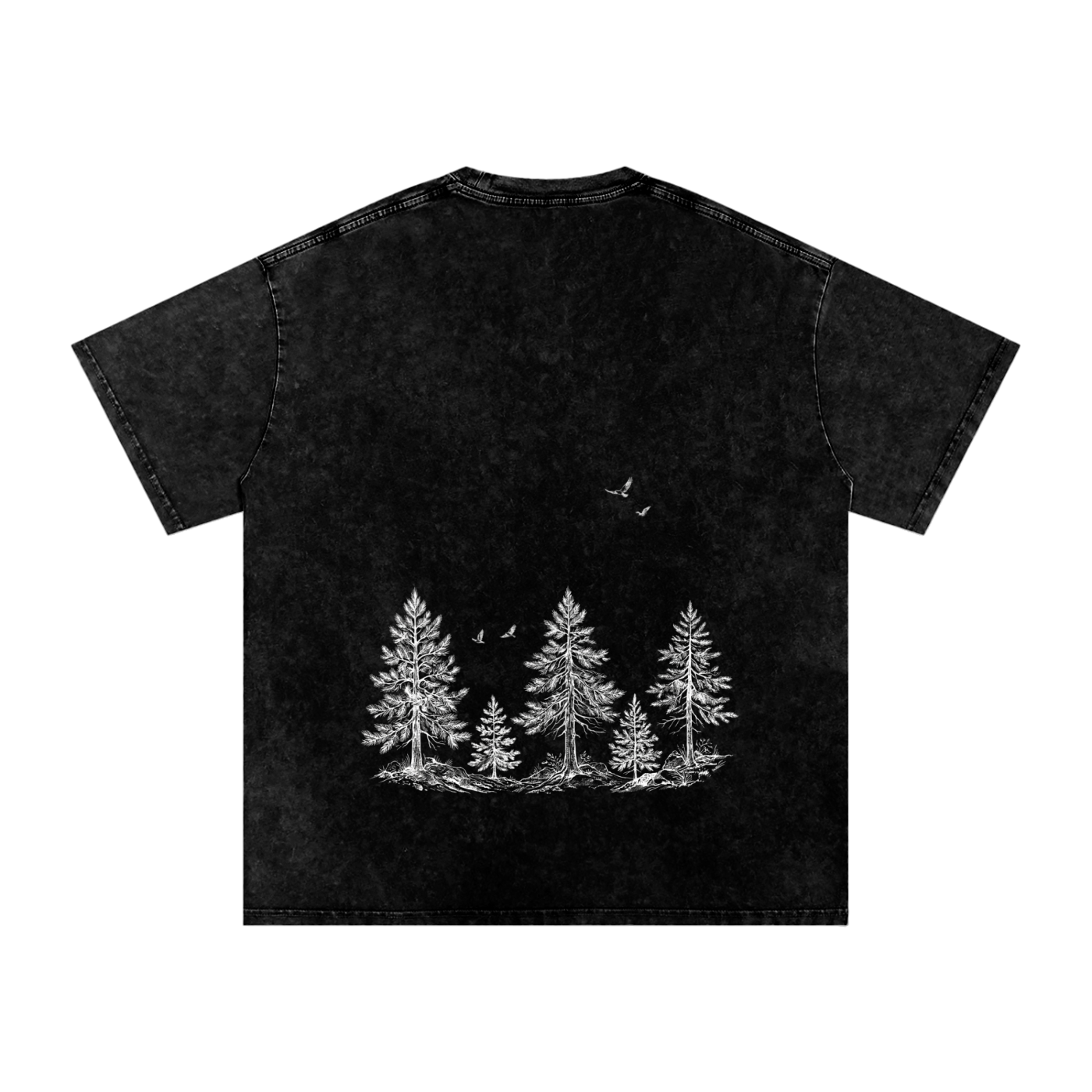 Pine Tree Thick Oversized Tee