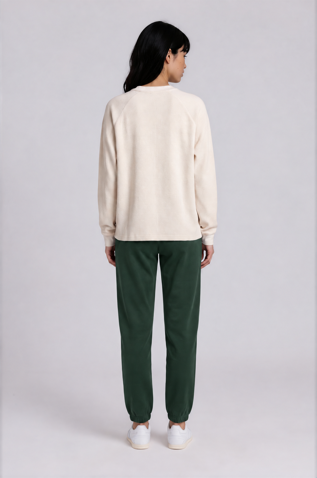 Essential Jogger Sweatpants - Dark Green - back - w