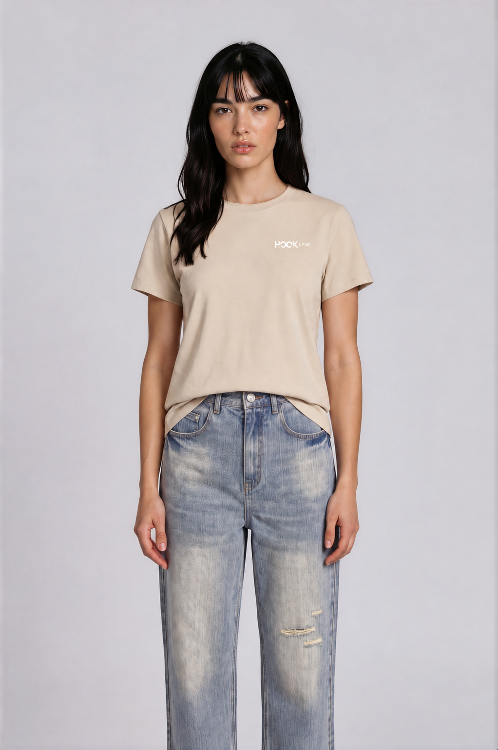 Ocelot Women's Slim Fit T-shirt - Khaki - front