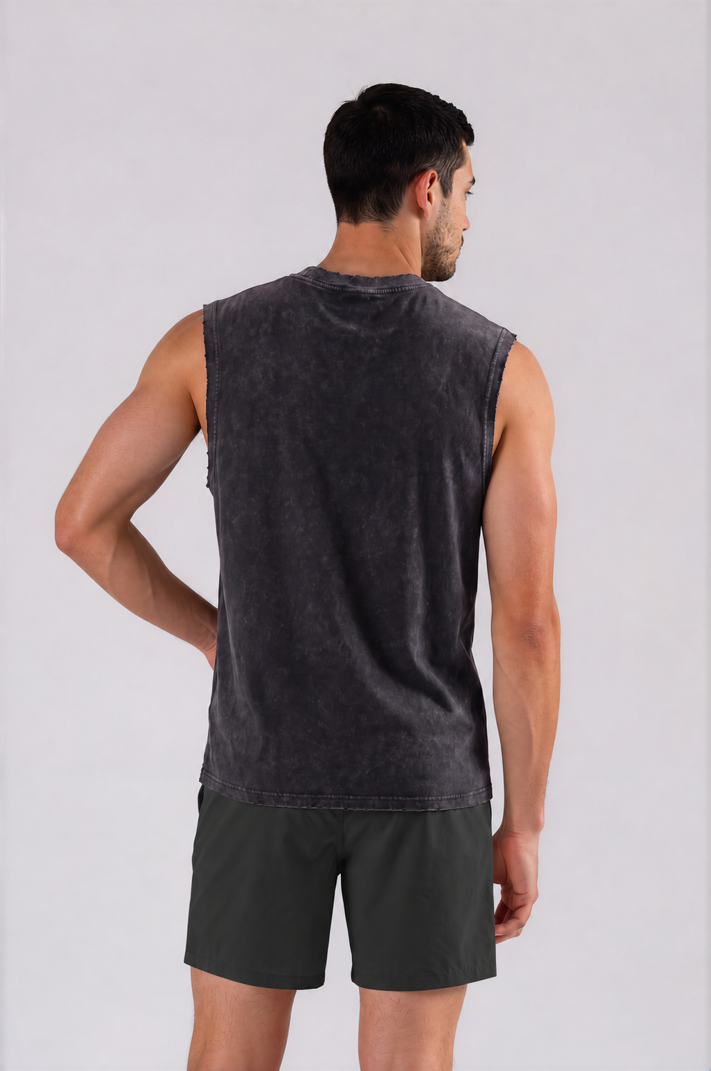 Men’s Hiking Shorts - Black - back - m