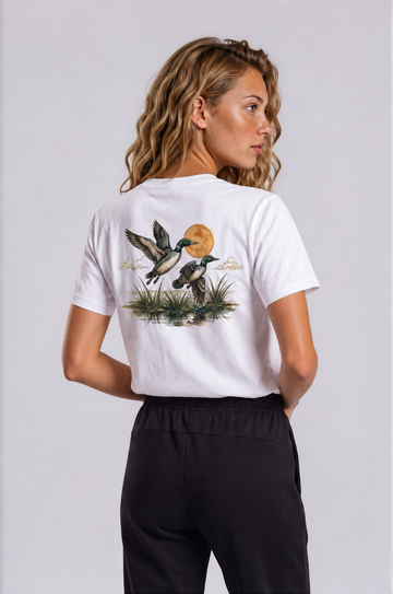 Loon Tee - White - back