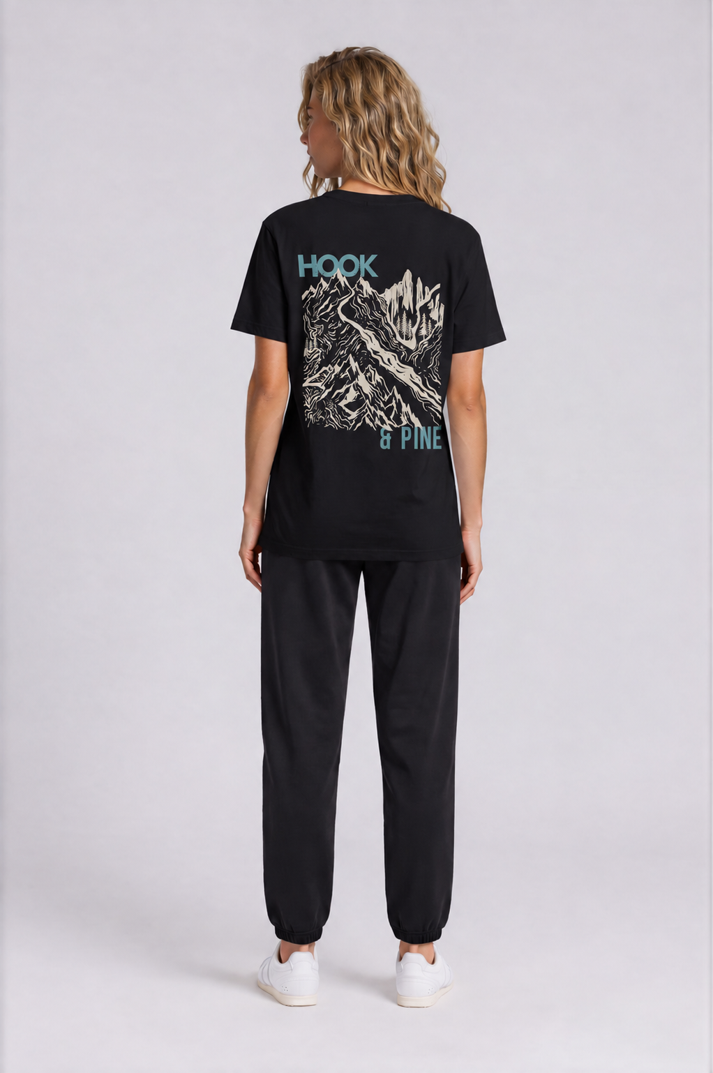 Alpine Tee - Black - back
