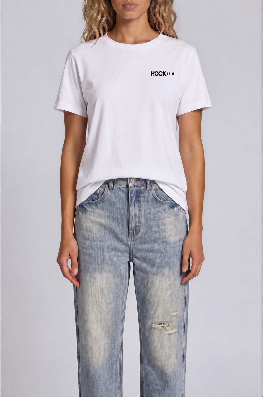 Women's Quick Dry Anaconda Tee - White - front