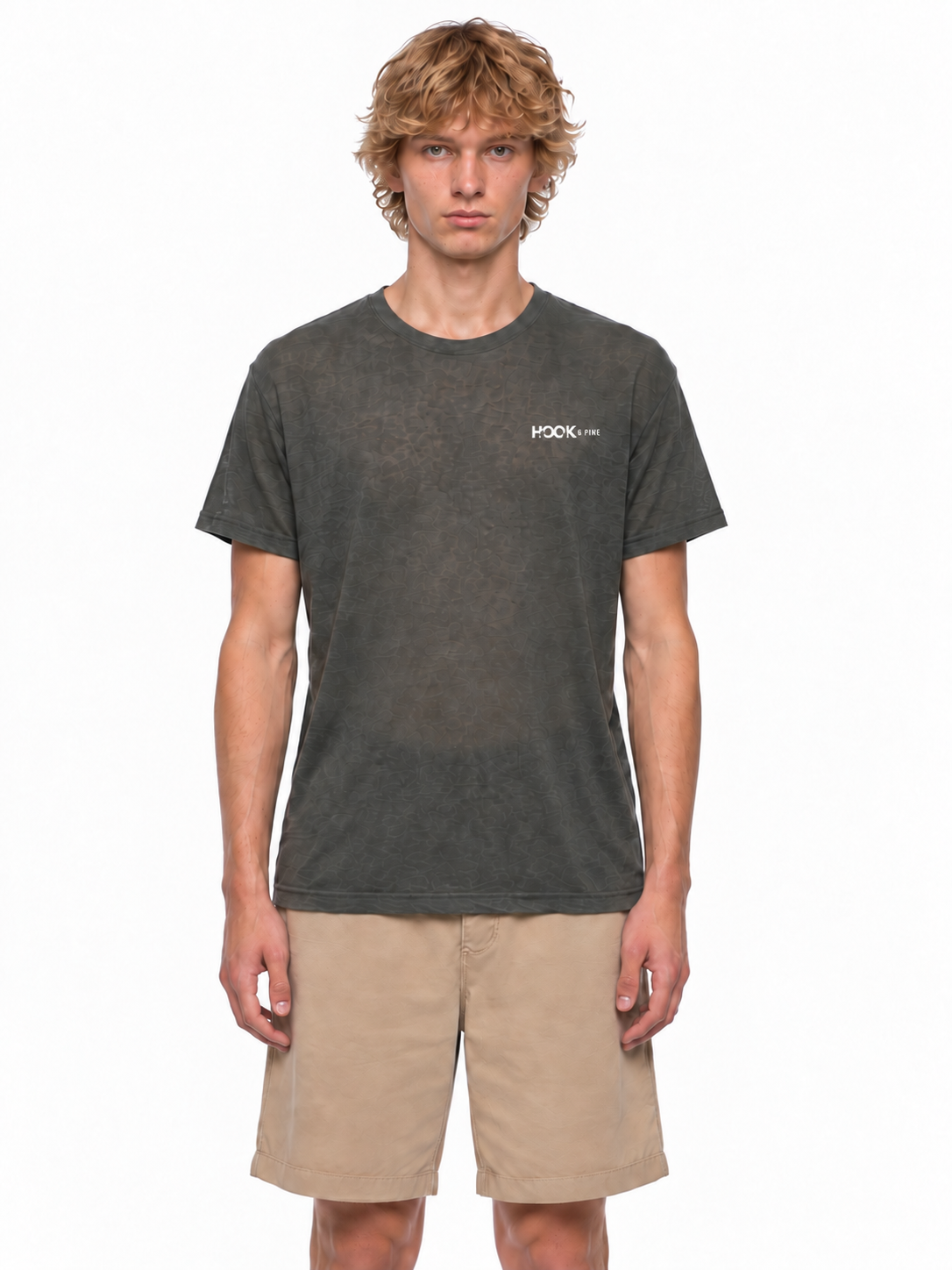 Mangrove Snake Lyocell Tee - Gray - front