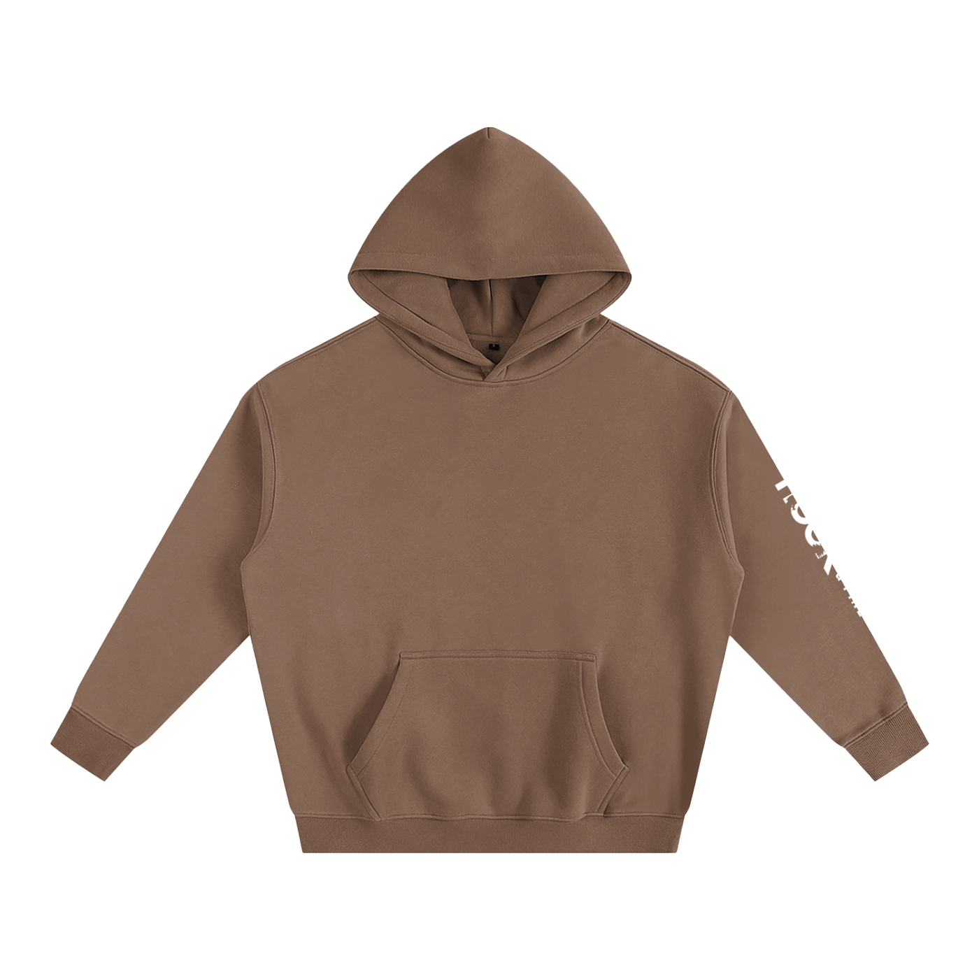 Oversized Sleeve Logo Hoodie