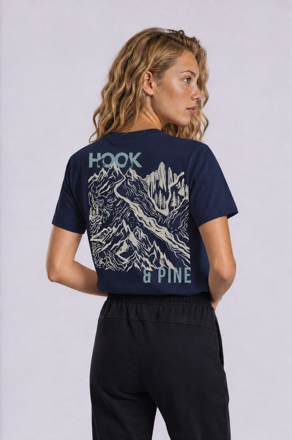 Alpine Tee - Royal Blue - back