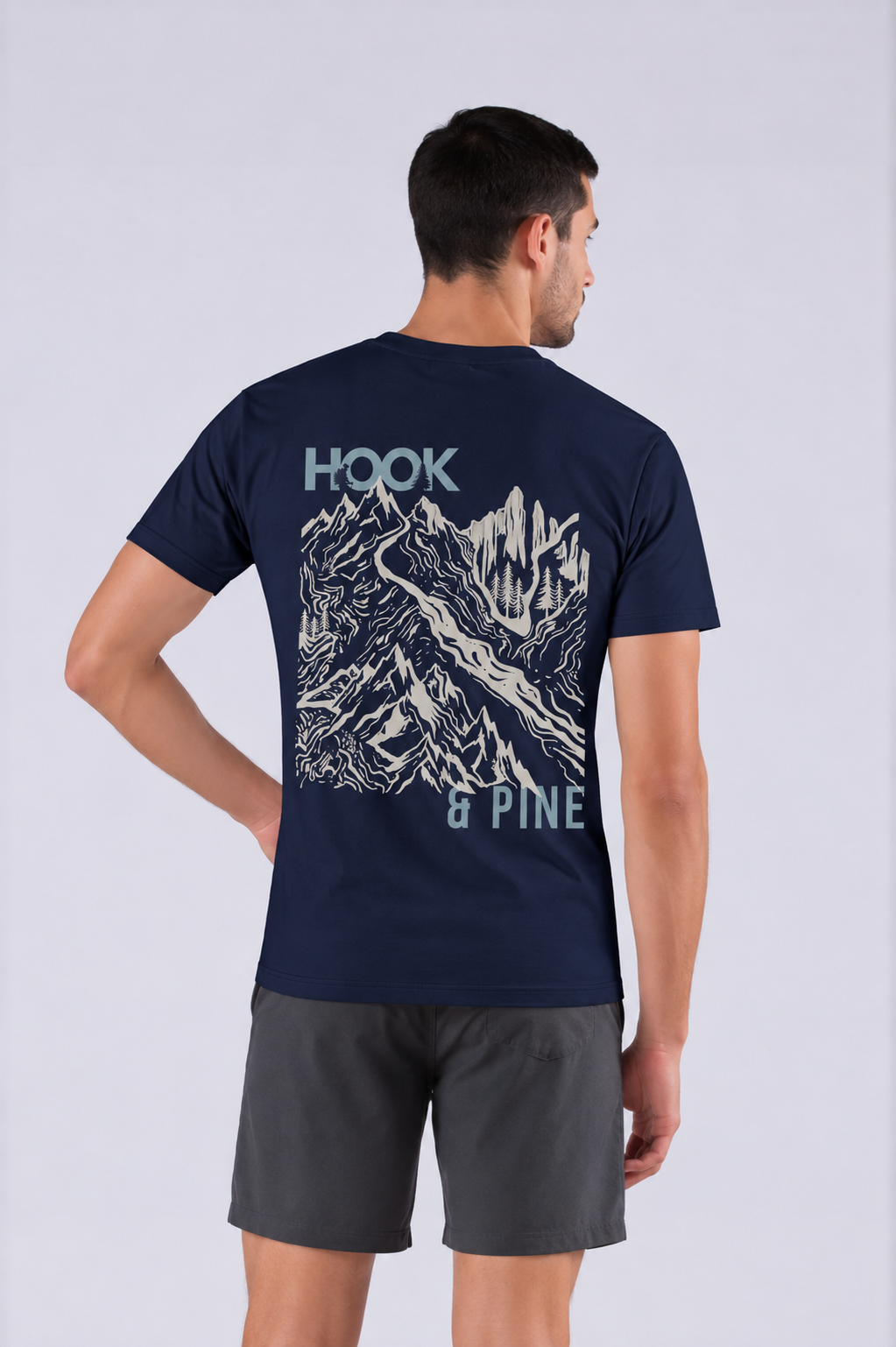Alpine Tee - Royal Blue - back