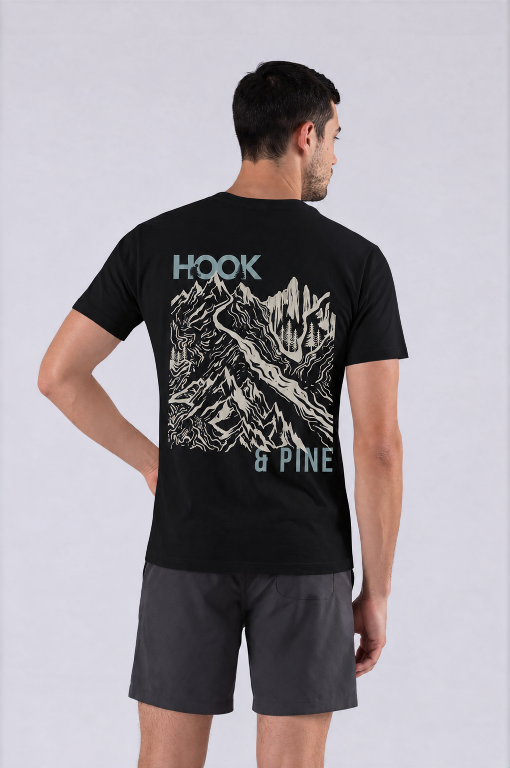 Alpine Tee - Black - back