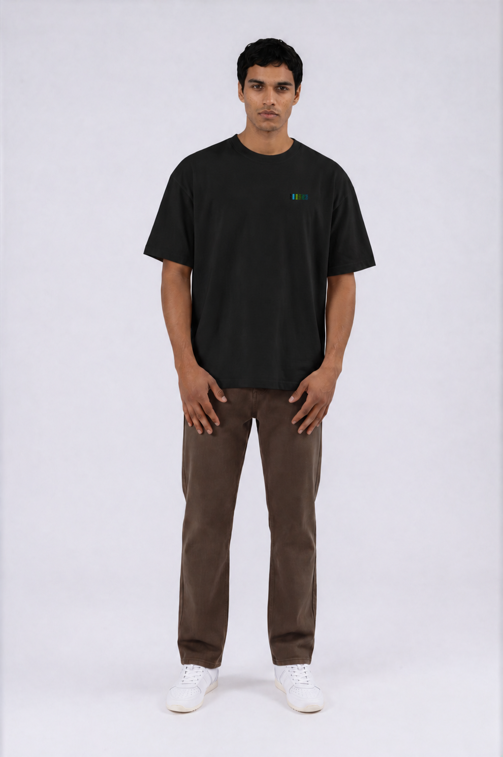 Essential Boxy Tee - Black - front - m