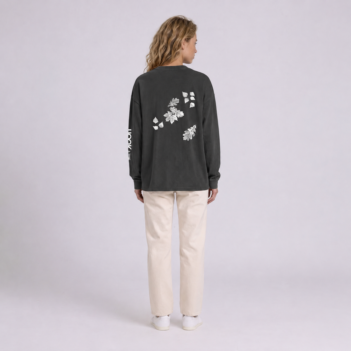 Leaf Vintage Tee - Vintage Black - back