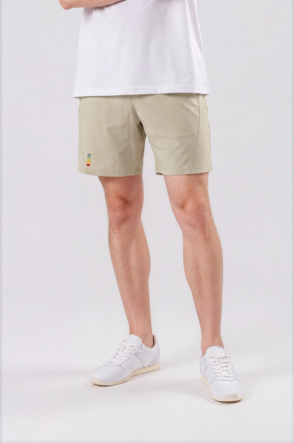 Men’s Hiking Shorts - Bean Green - front detail