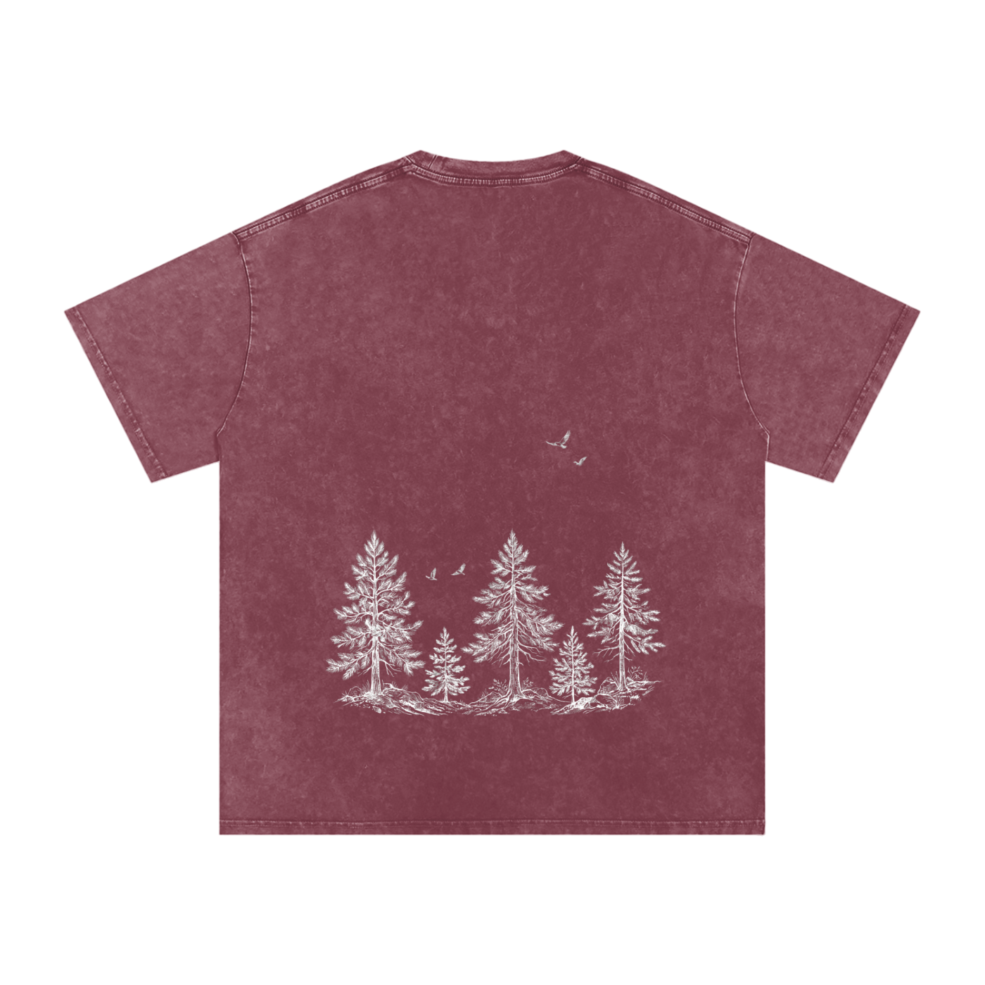Pine Tree Thick Oversized Tee