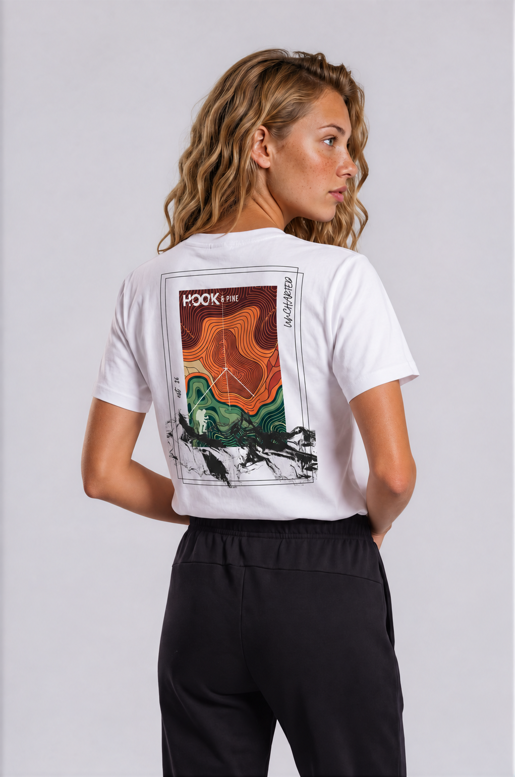 Uncharted Tee - White - back - w
