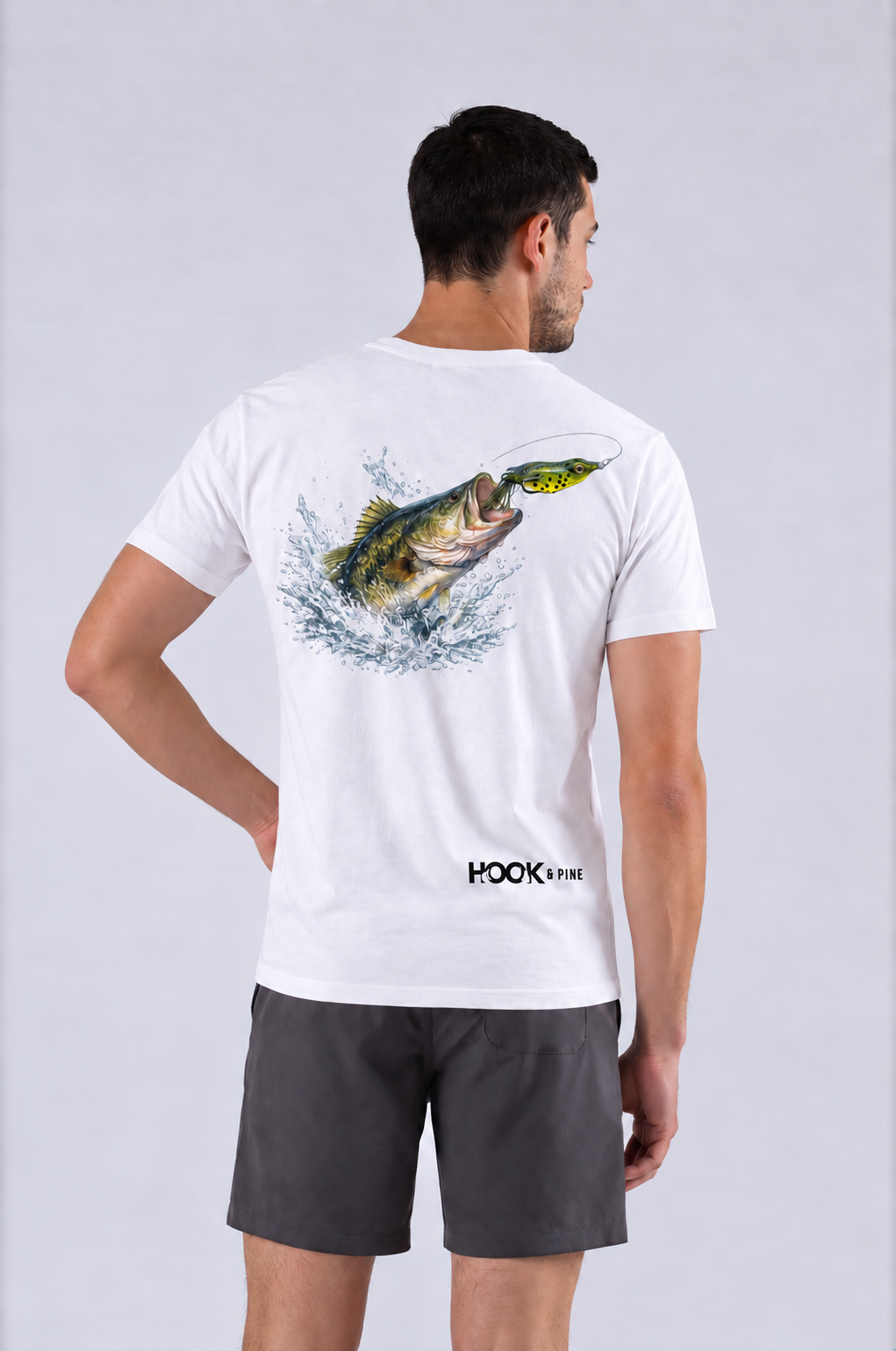 Topwater Tee - White - back