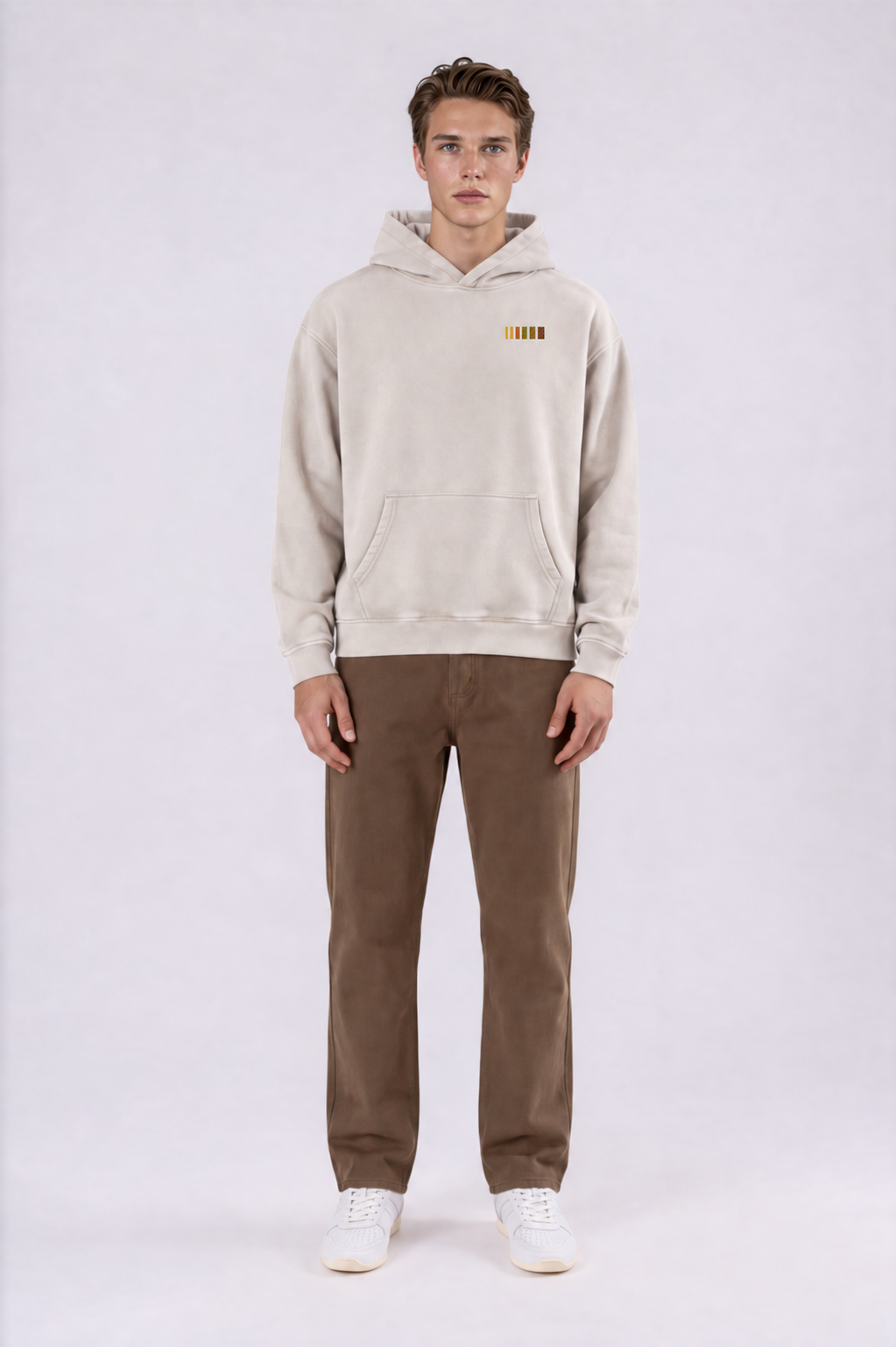 Heavyweight Oversized Hoodie - Mild Apricot - front - m
