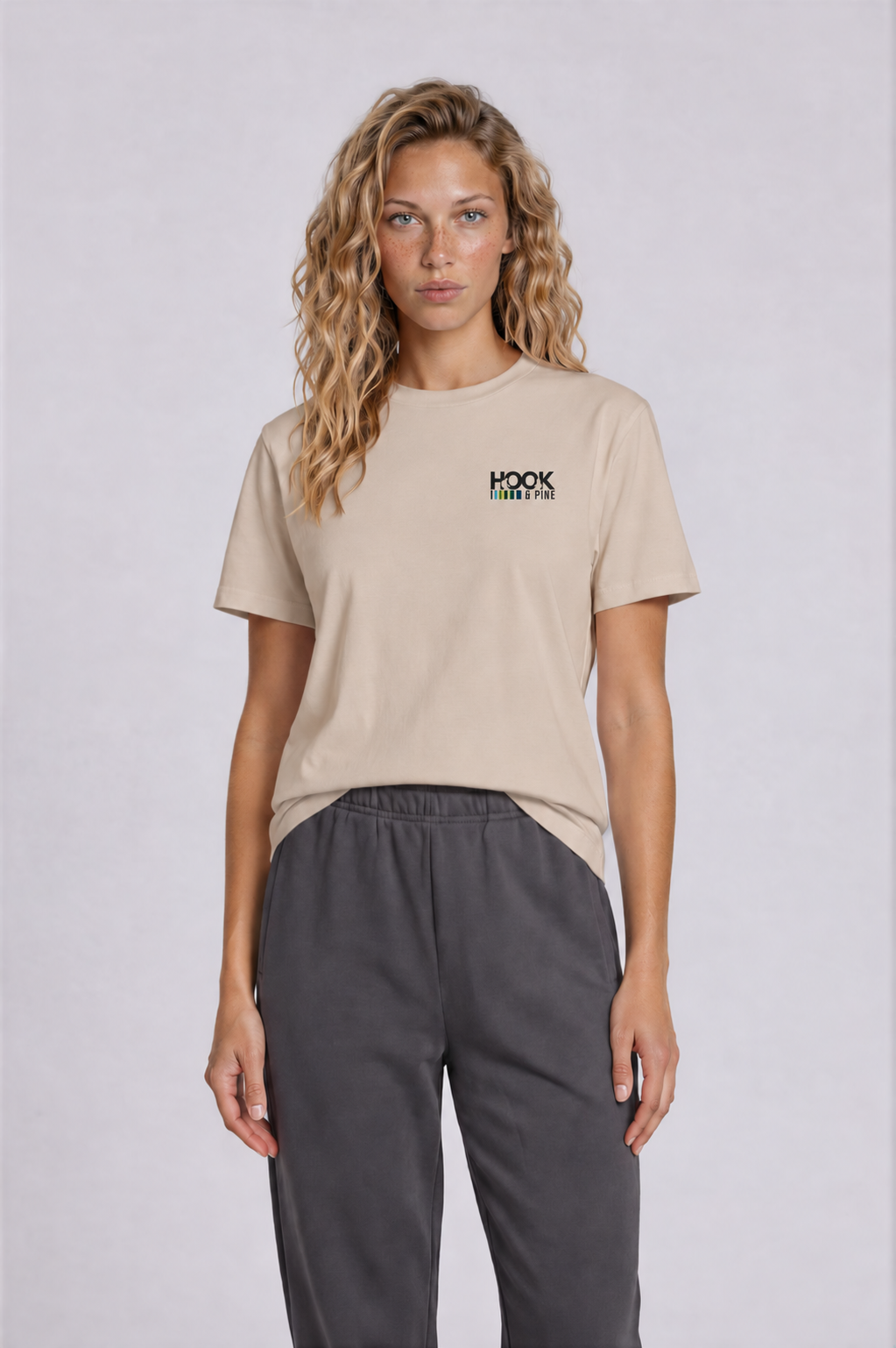 Topwater Tee - Khaki - front