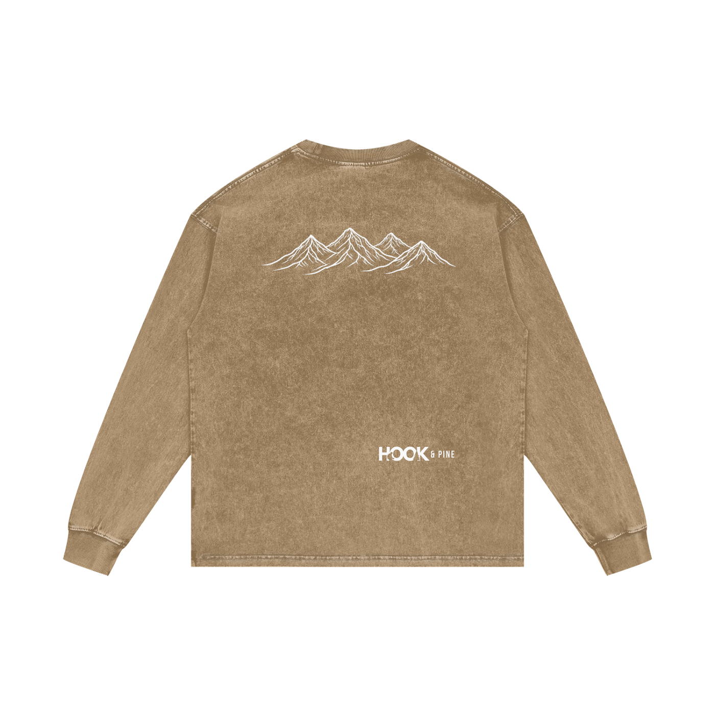 Oversized Mountain Long-Sleeve Tee