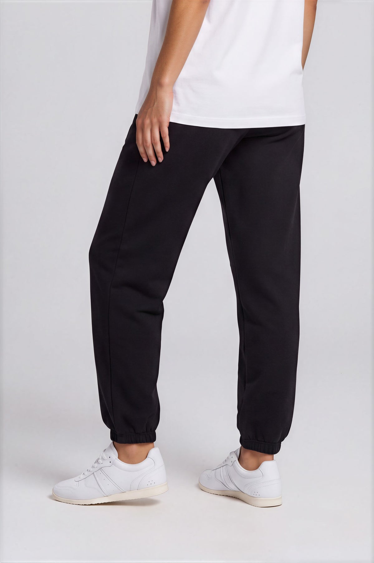 Women's Jogger Sweatpants - Black - side detail