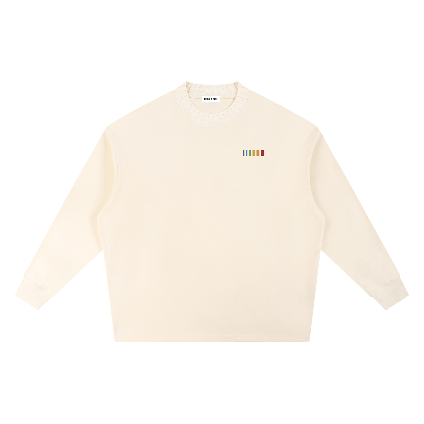 Knitted Round Neck Oversize Sweatshirt