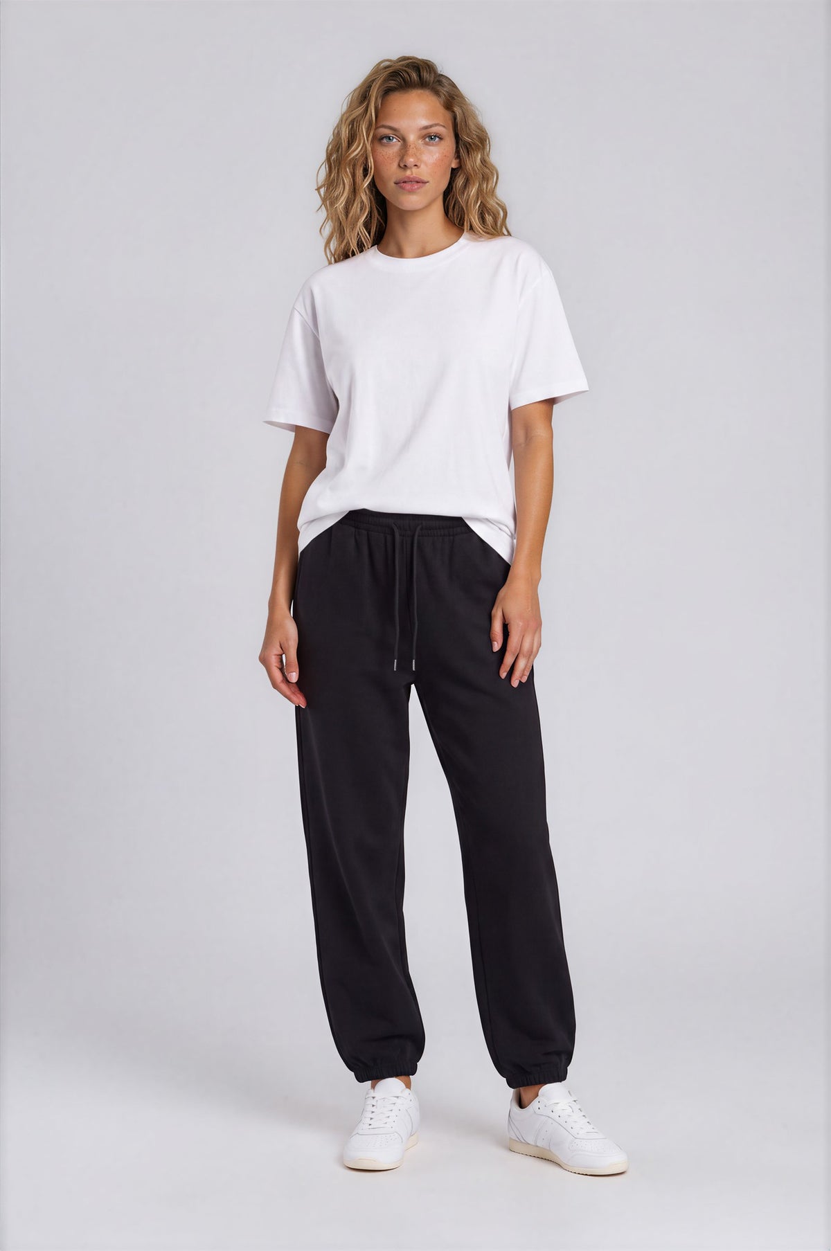 Women's Jogger Sweatpants - Black - front - w