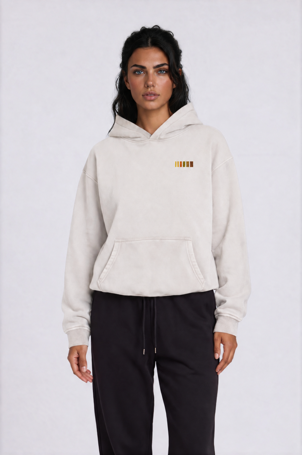 Heavyweight Oversized Hoodie - Mild Apricot - front - w