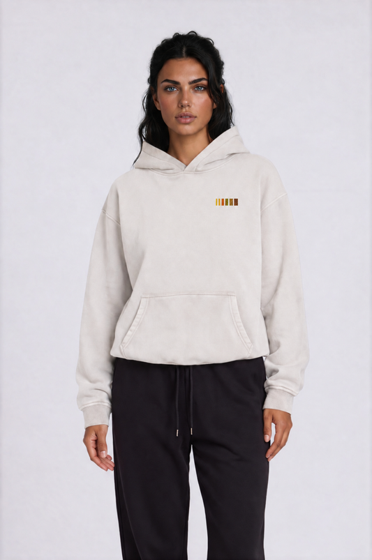 Heavyweight Oversized Hoodie - Mild Apricot - front - w