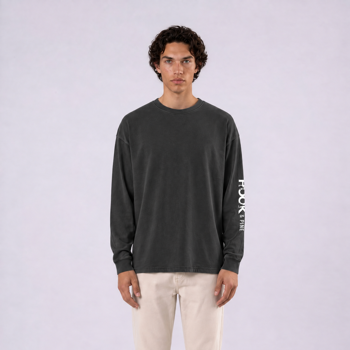 Leaf Vintage Tee - Vintage Black - front