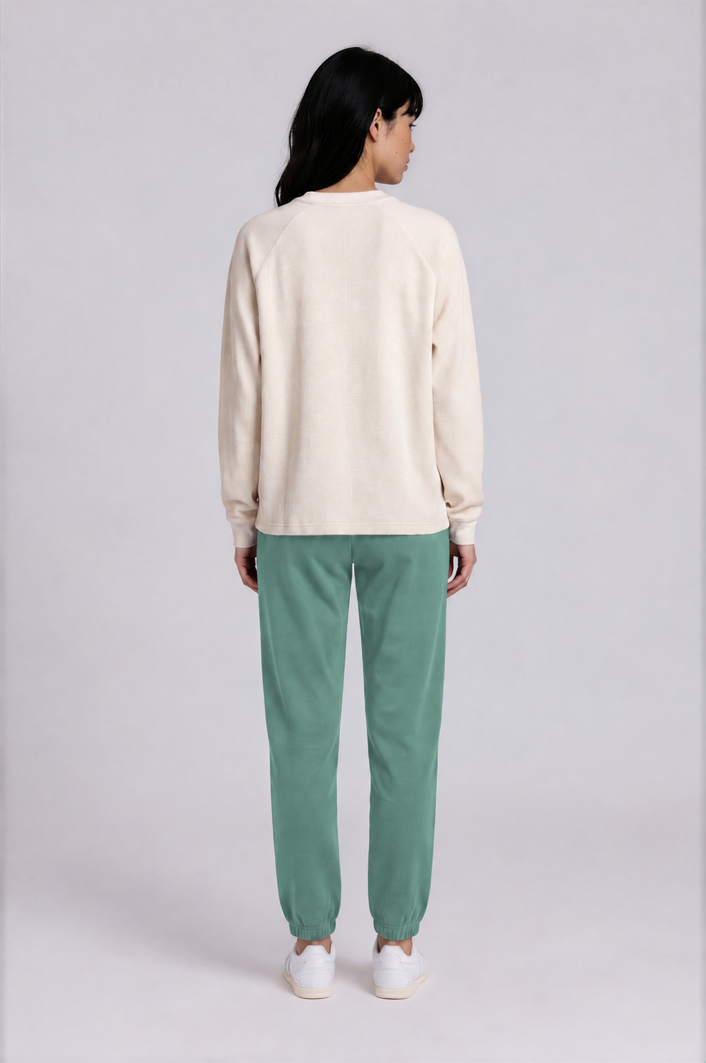 Essential Jogger Sweatpants - Retro Green - back - w