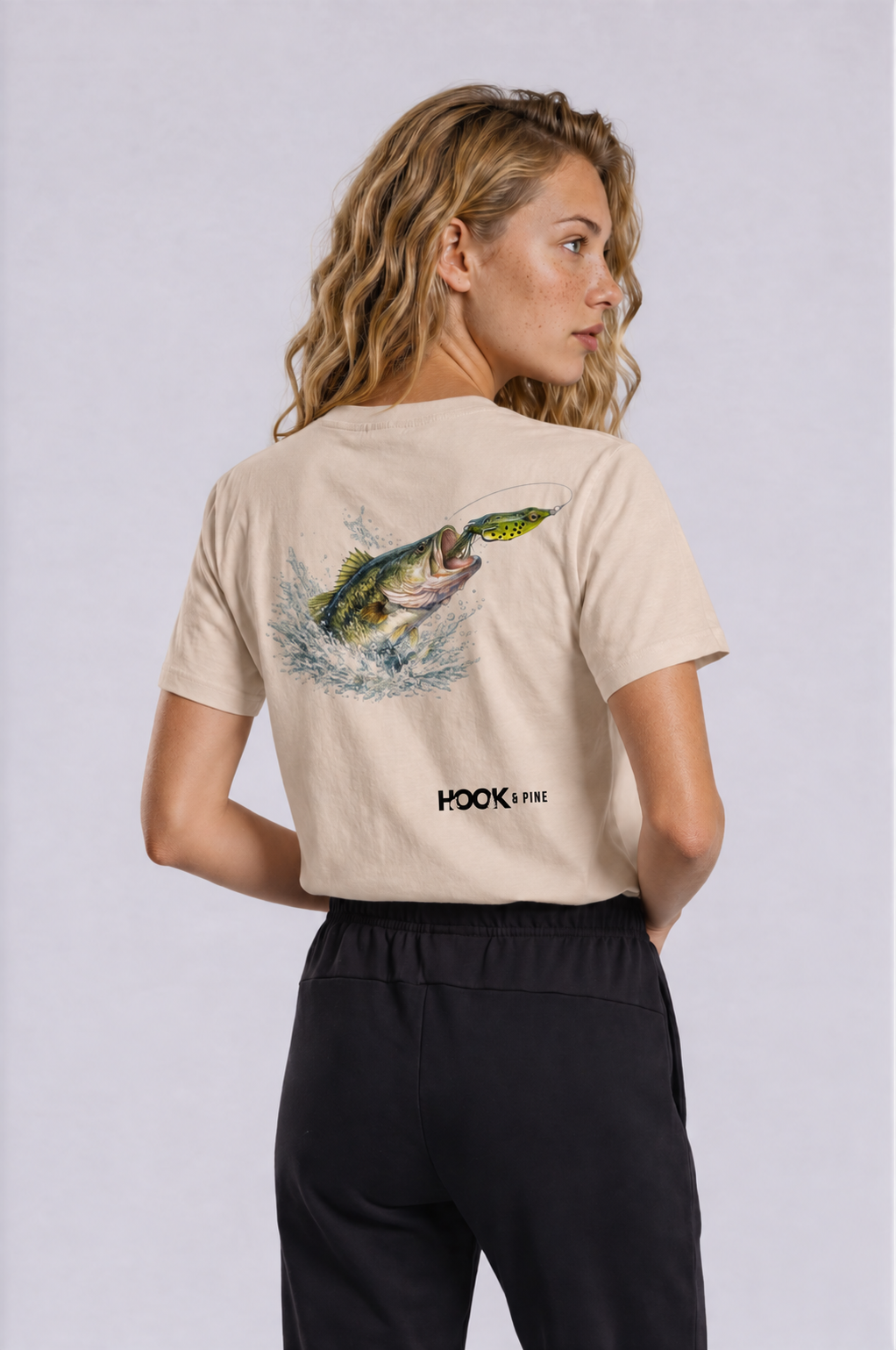 Topwater Tee - Khaki - back