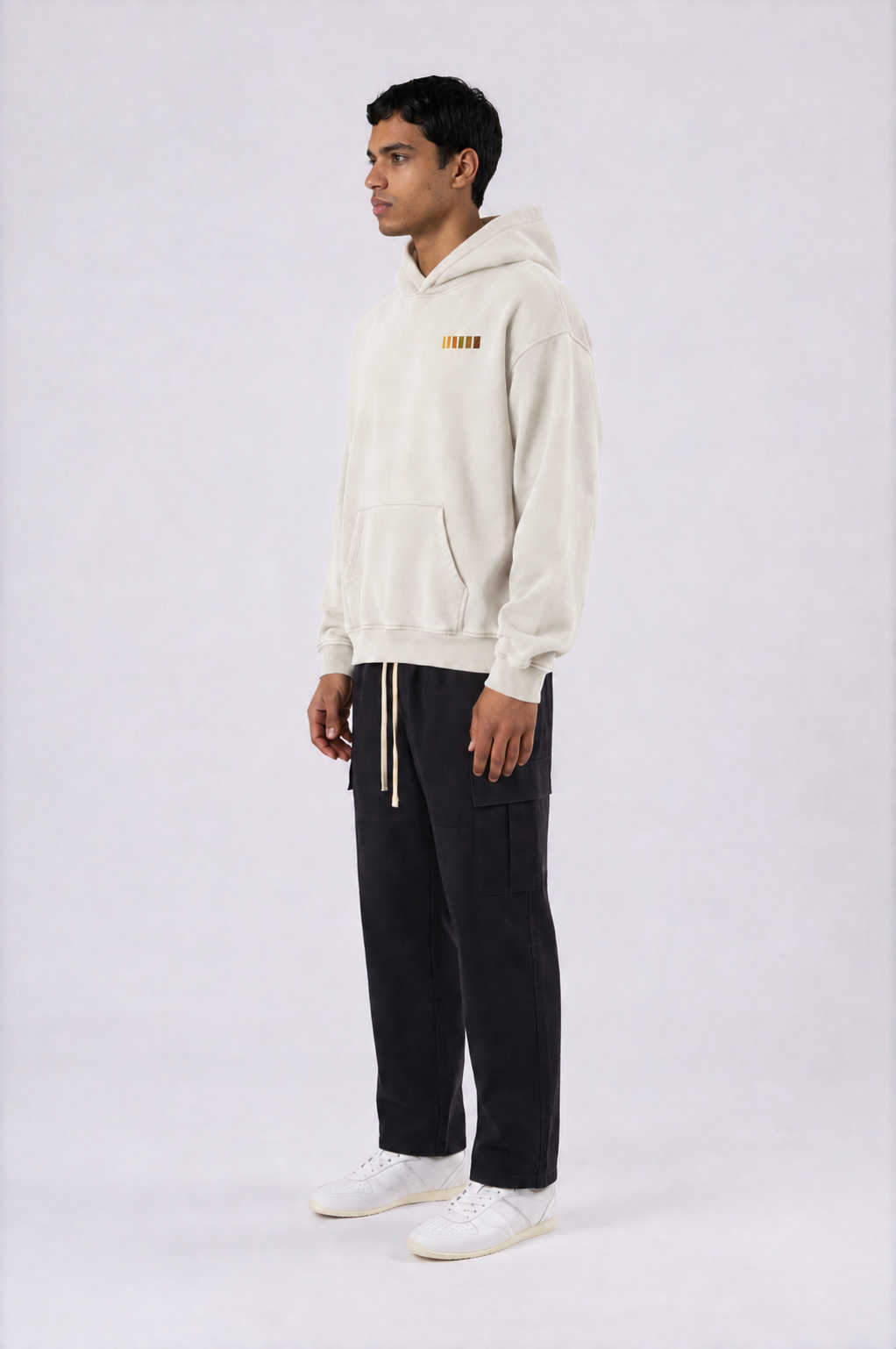 Heavyweight Oversized Hoodie - Mild Apricot - side - m