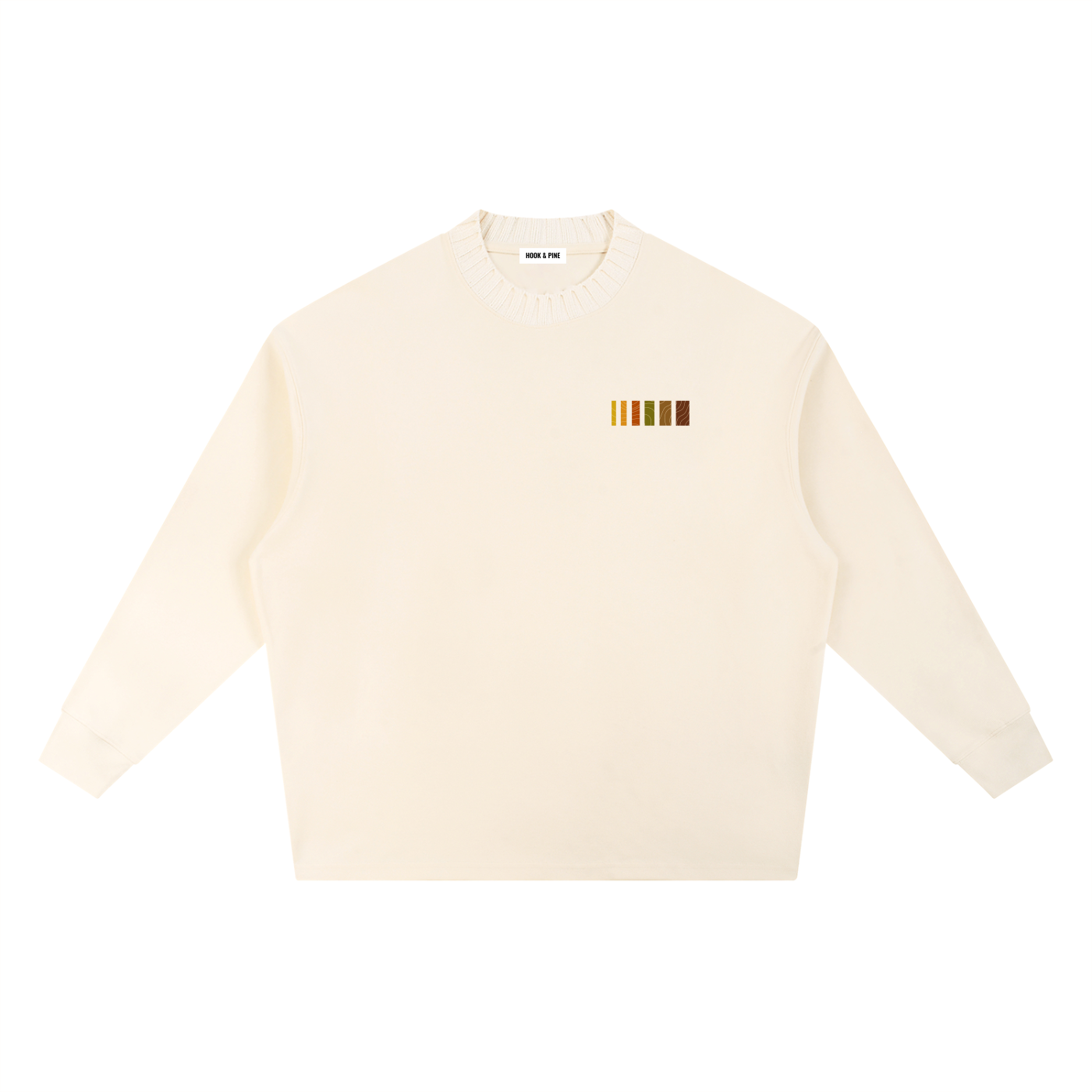 Knitted Round Neck Oversize Sweatshirt