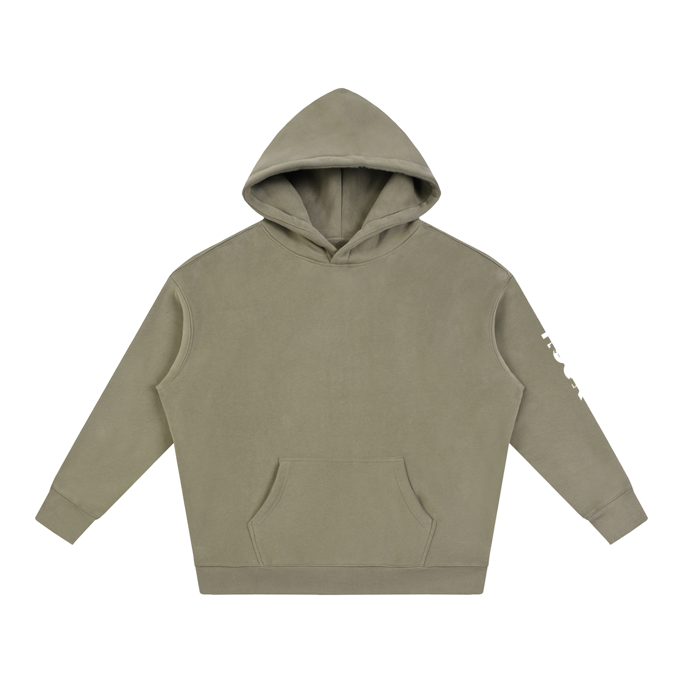 Logo Sleeve Oversized Hoodie