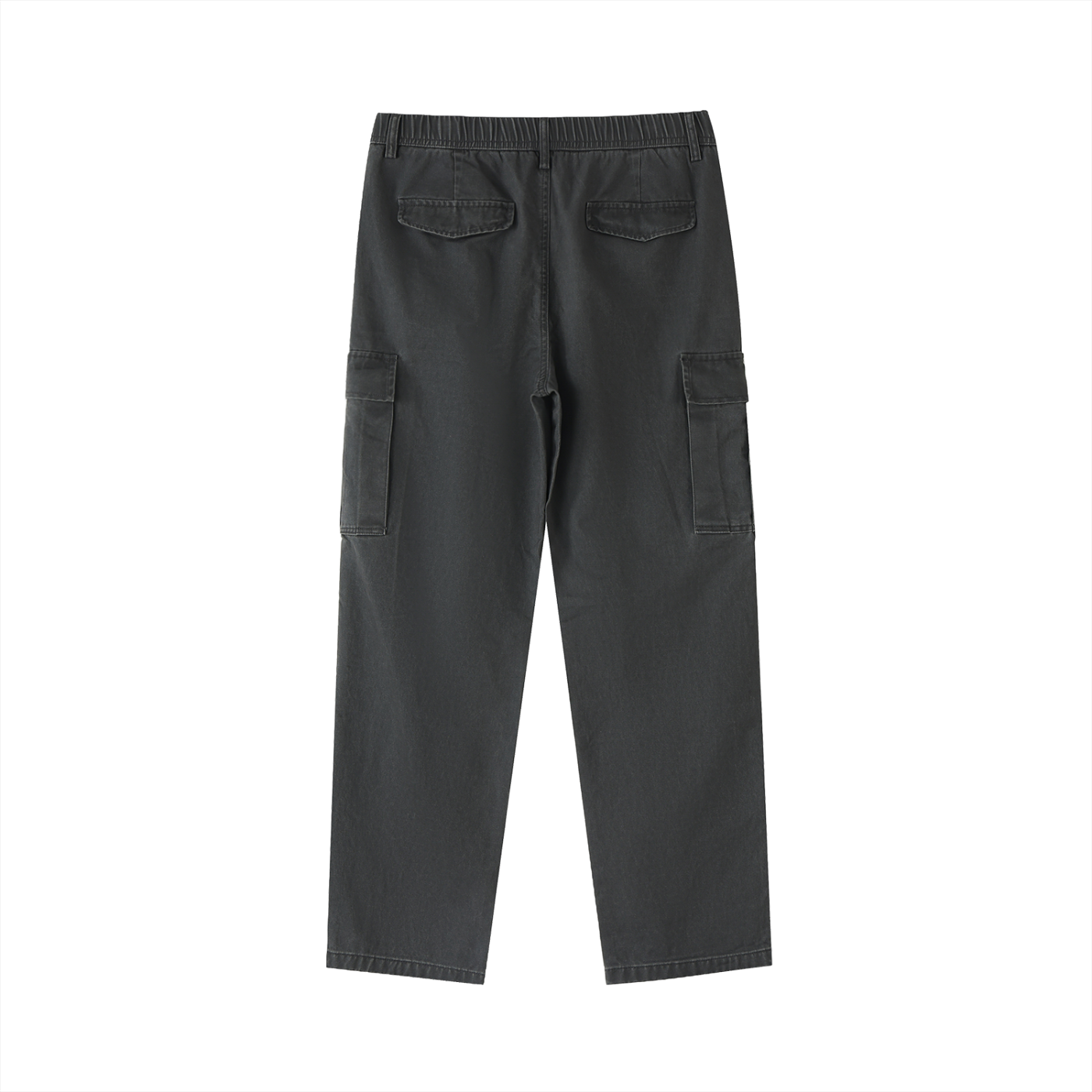 Men's Cotton Elastic-Waist Cargo Pants
